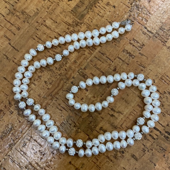 SOLD Freshwater by Honora pearl and crystal jewelr - Picture 6 of 8